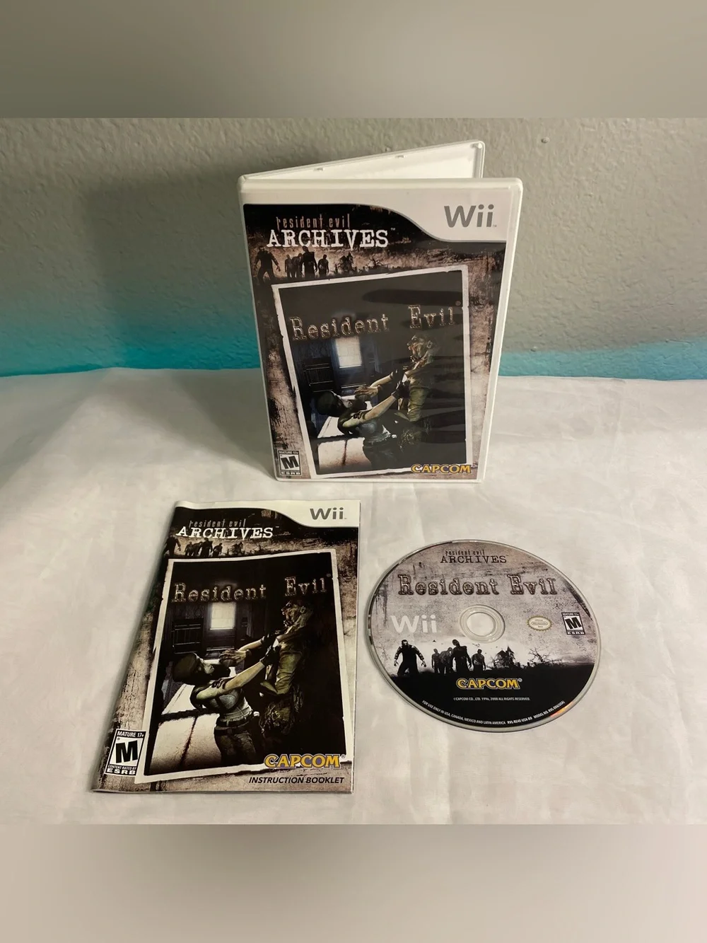 Resident Evil Archives: Resident Evil (Nintendo Wii, 2009) Complete CIB Tested